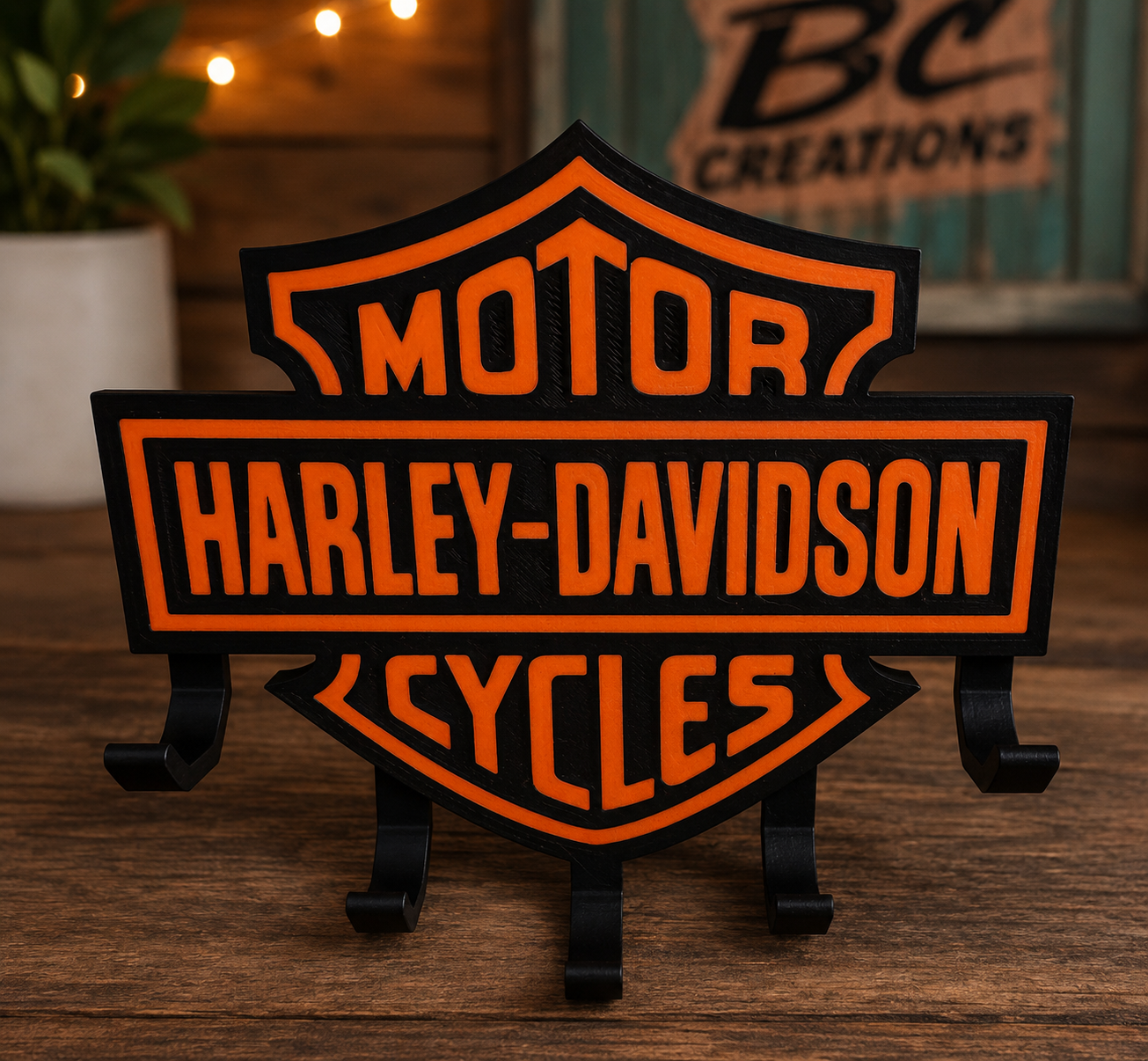 Harley-Davidson motorcycles logo sign